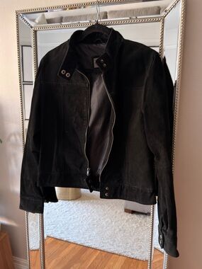 Wilson Leather Suede bomber jacket
